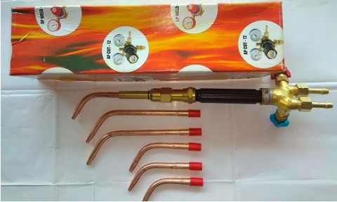 Prestige High Pressure Welding Blowpipe Set with 6 Tips